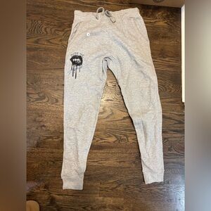 Gray Lane Seven Joggers with “Bite Me” Graphic Print
